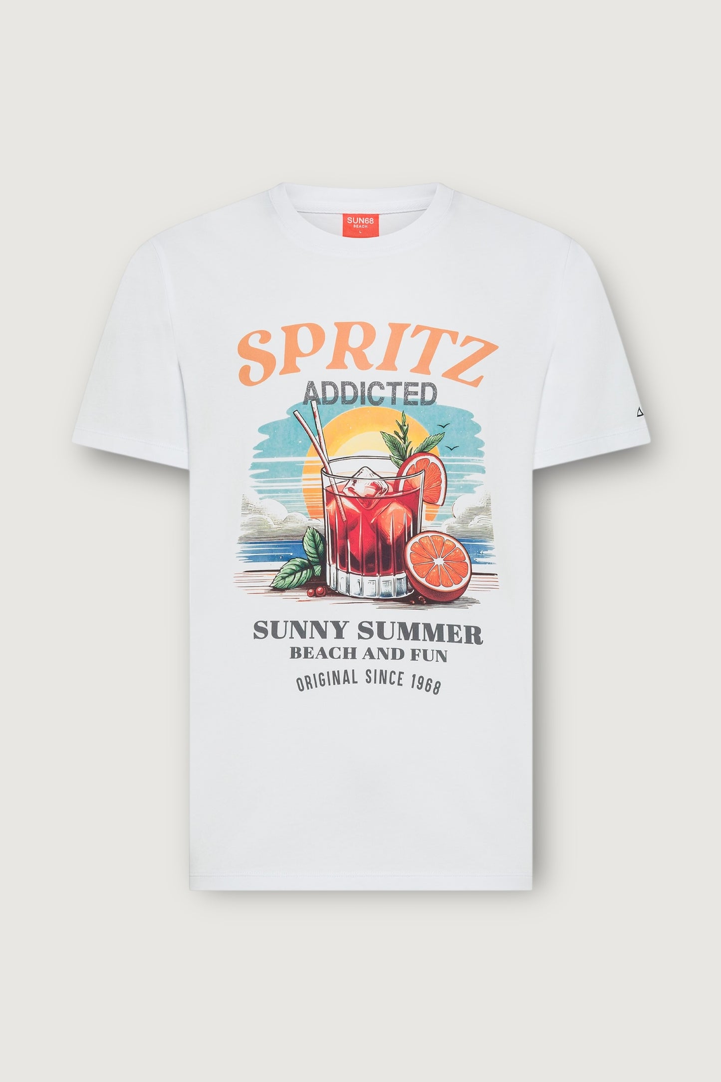 T-shirt printed beach