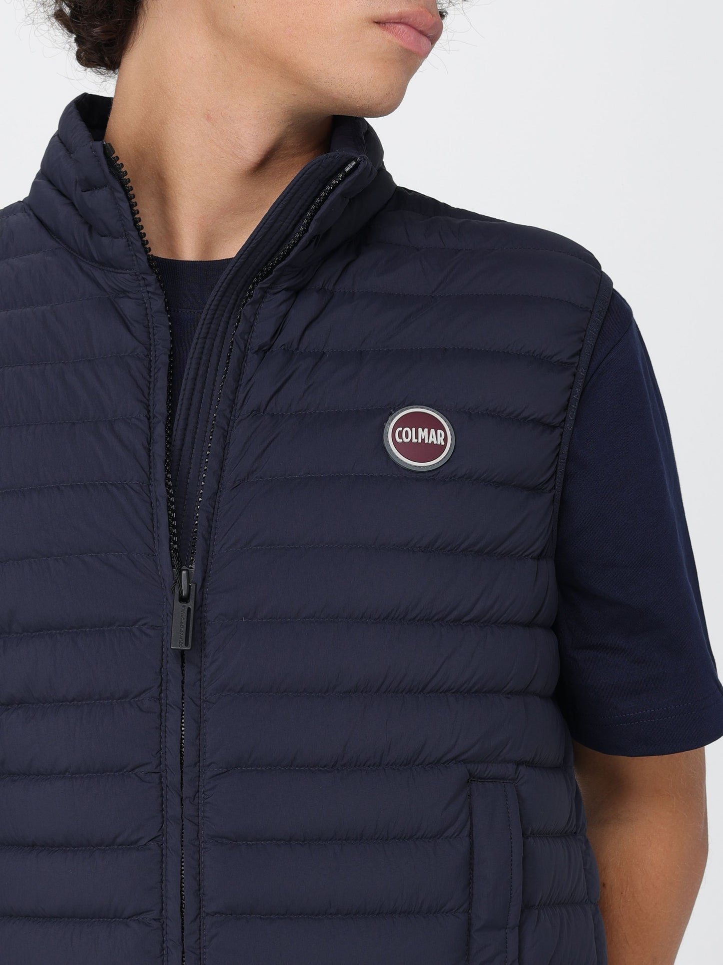 Gilet trapuntato piuma