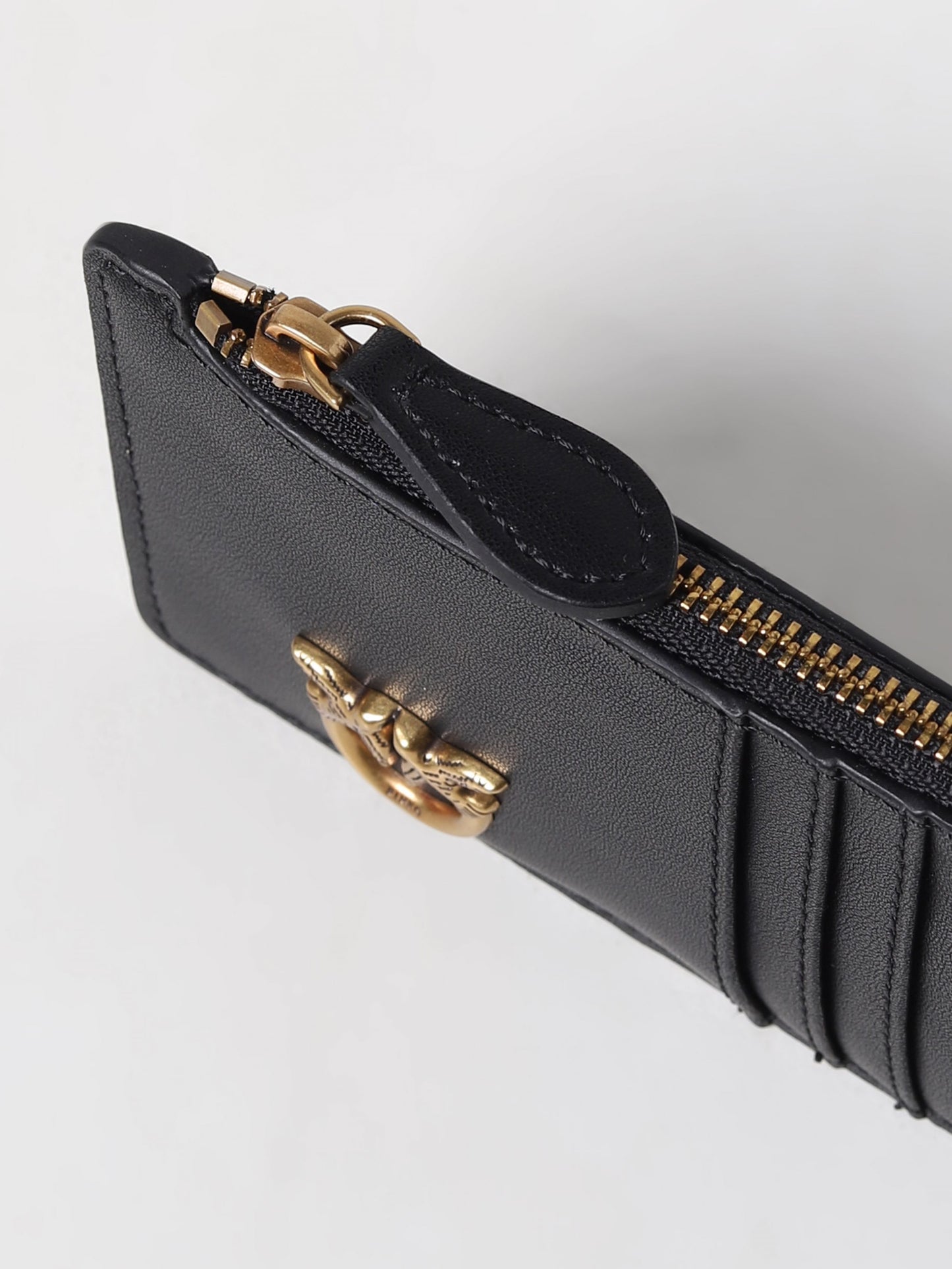 Airone cardholder vitello seta