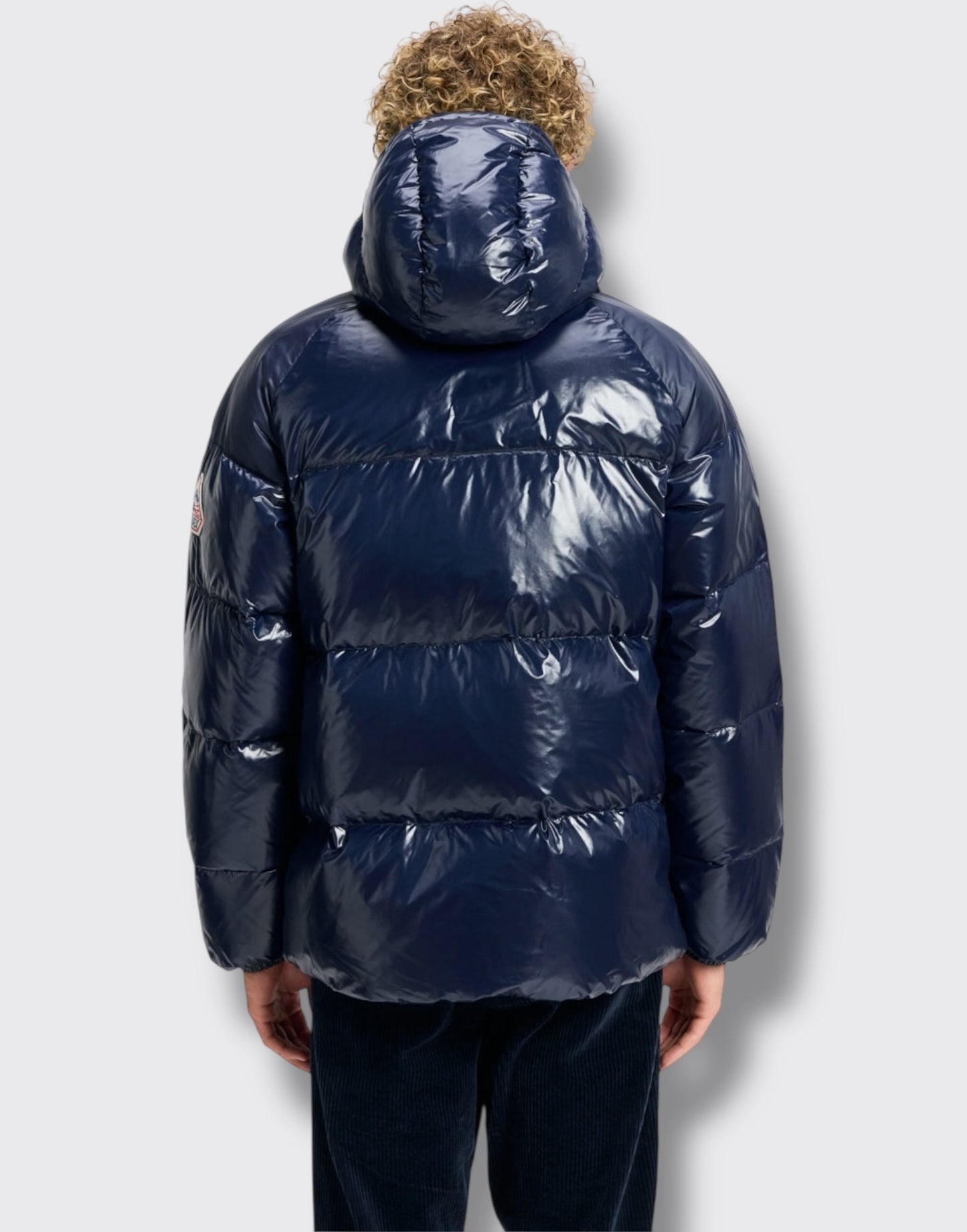 Piumino unisex con cappuccio pyrenex sten amiral