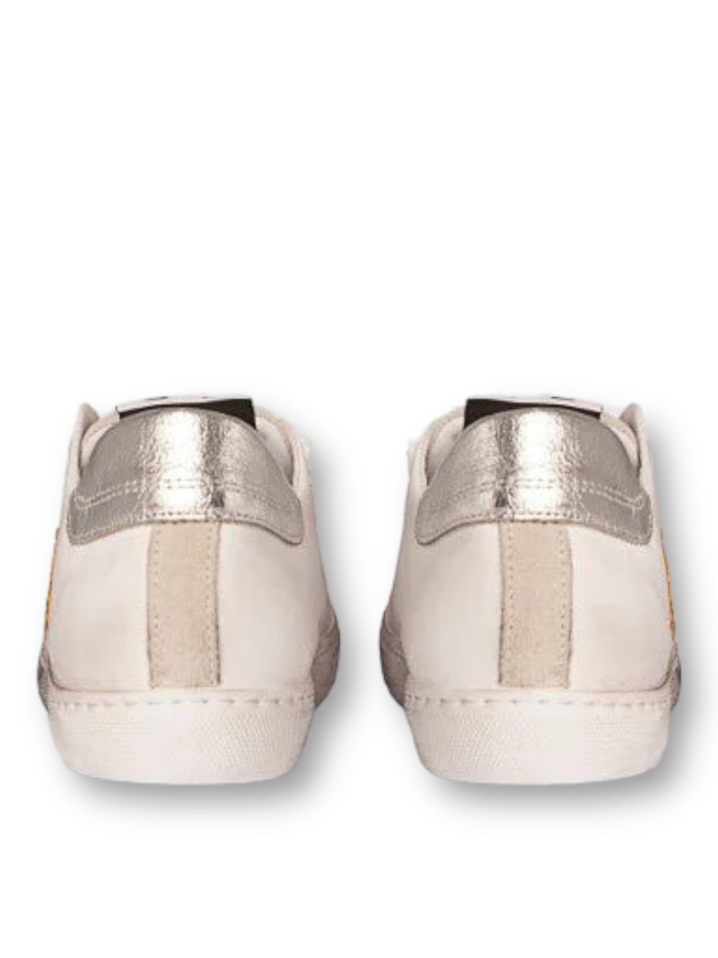 Sneaker bianco-ghiaccio-oro-argento
