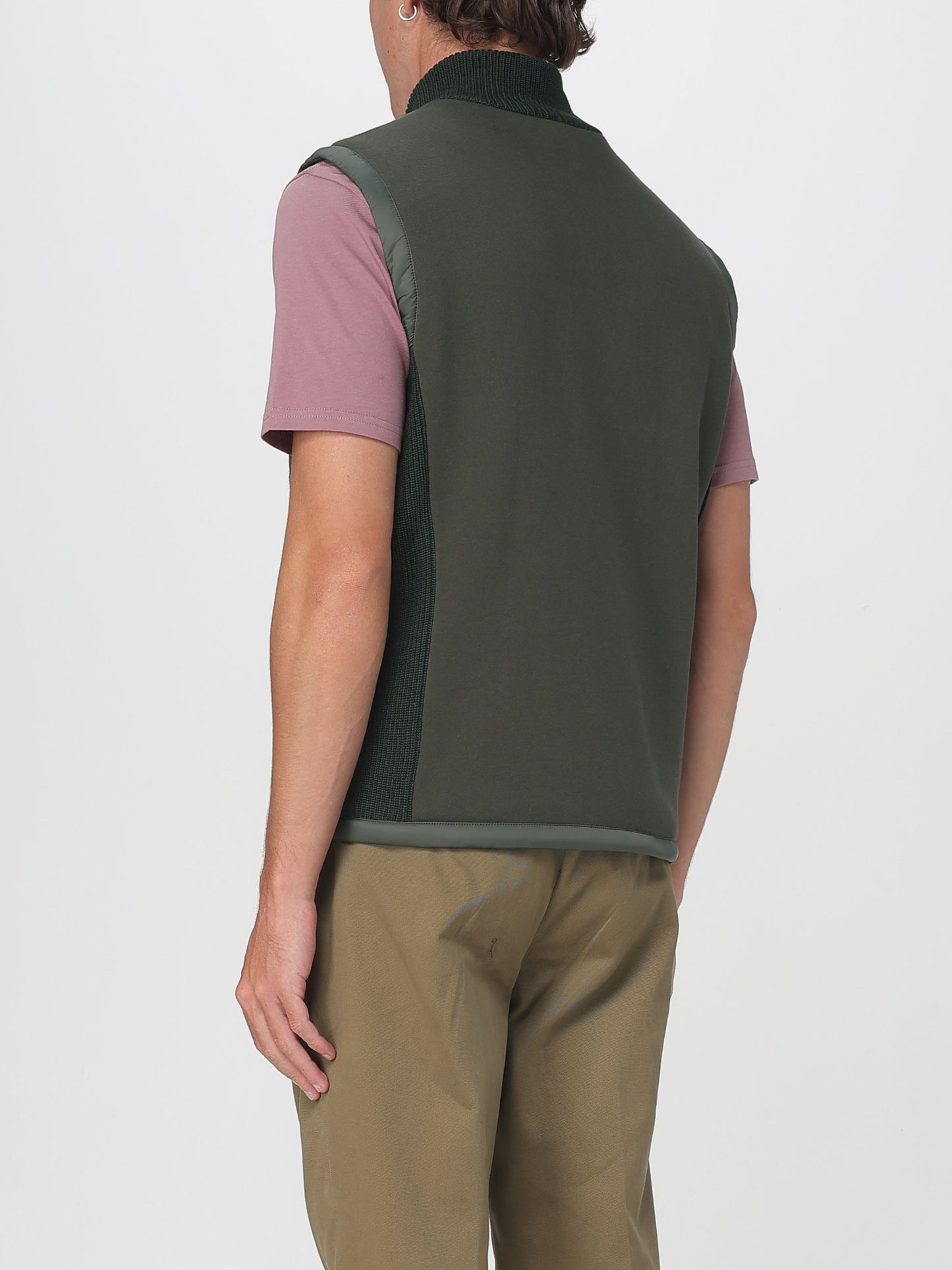 Gilet multimateriale