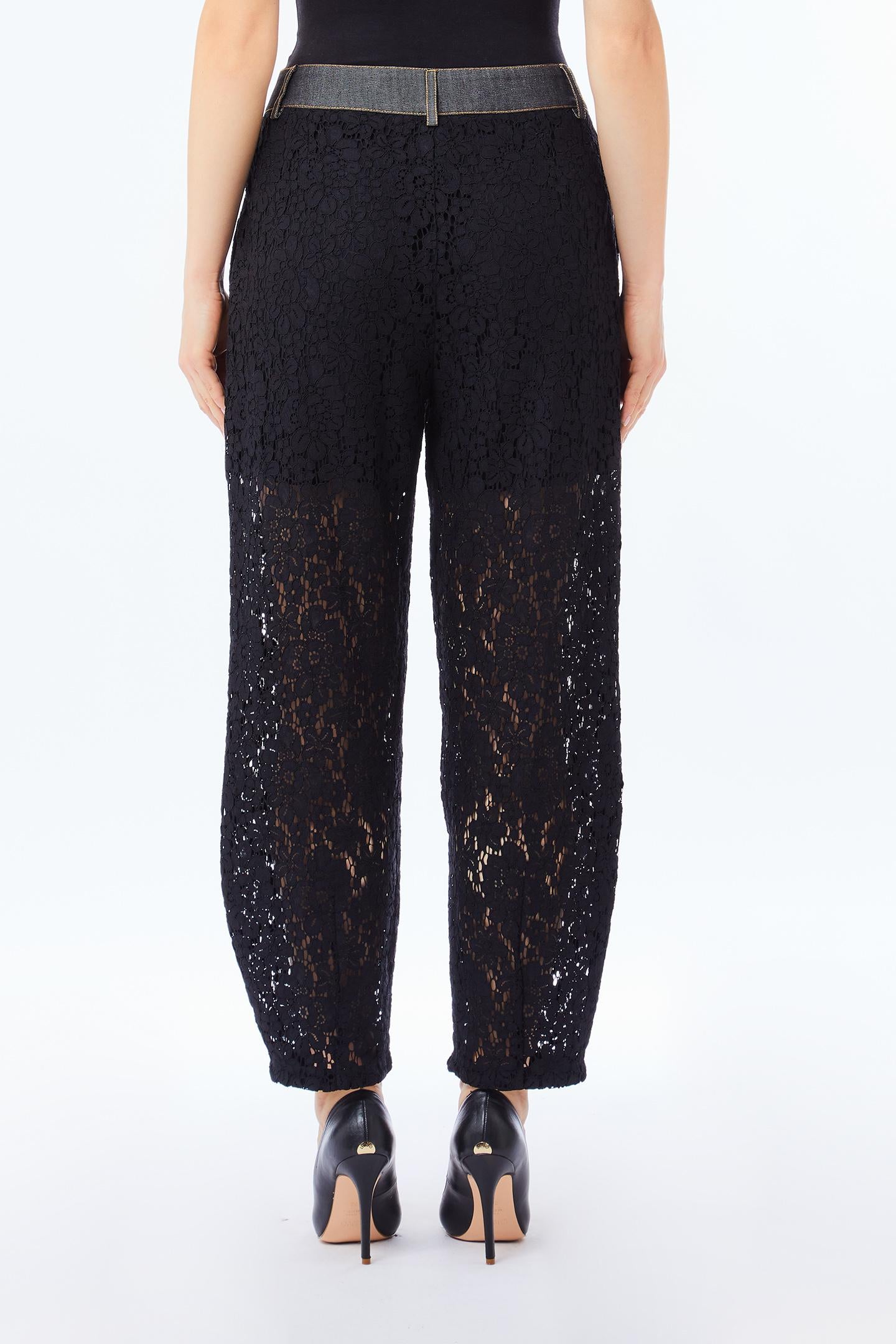Pant. balloon lace h.w