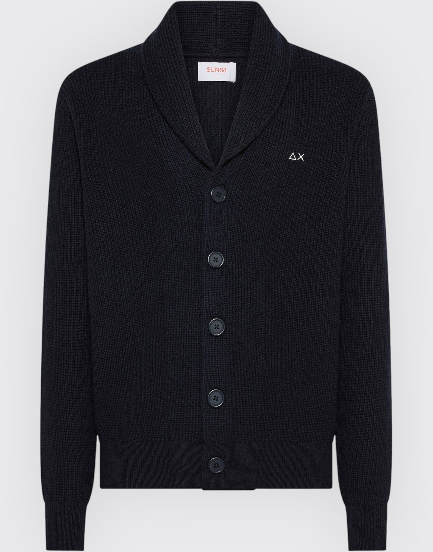 Cardigan english rib l/s