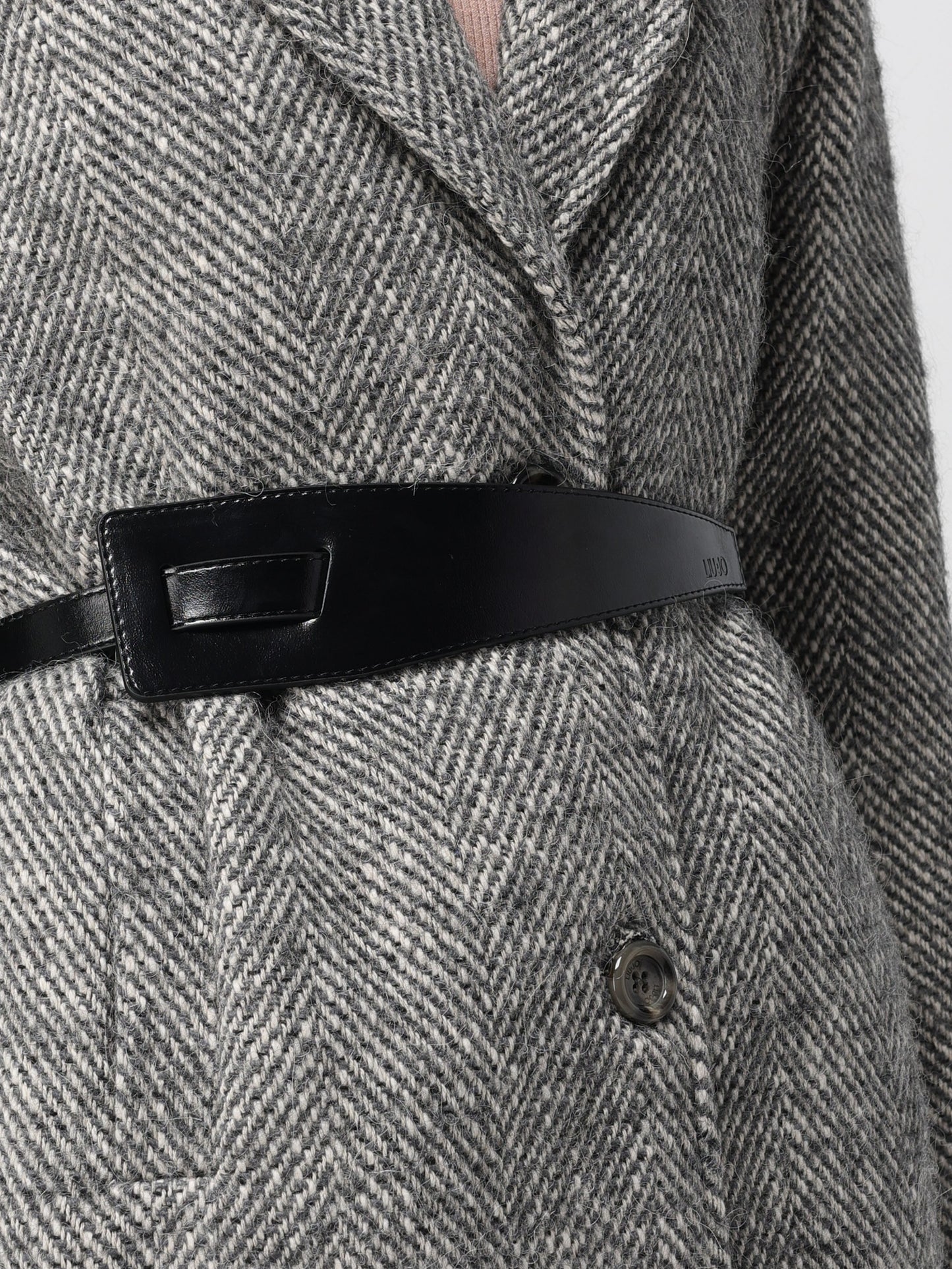 Cappotto con cintura