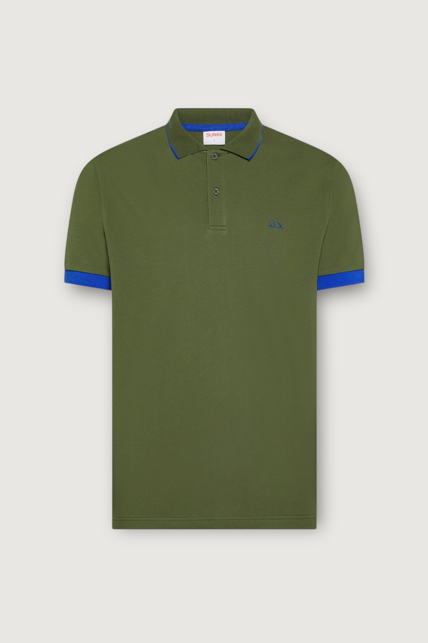 Polo small stripes fluo s/s