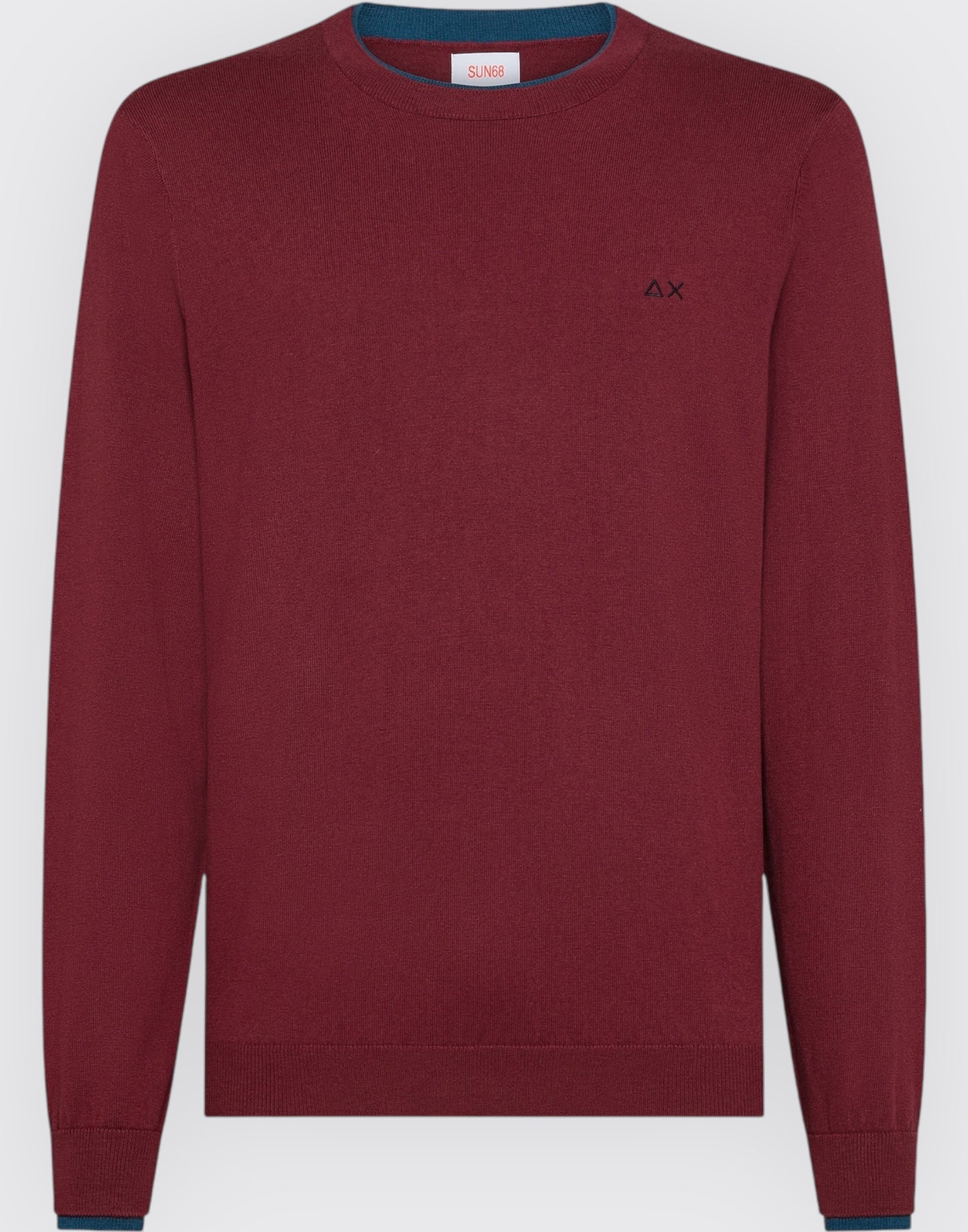 Round sweater double rib l/s