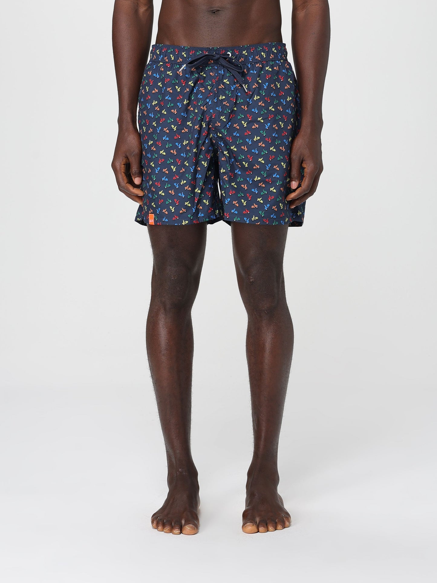 Swim pant tie pattern