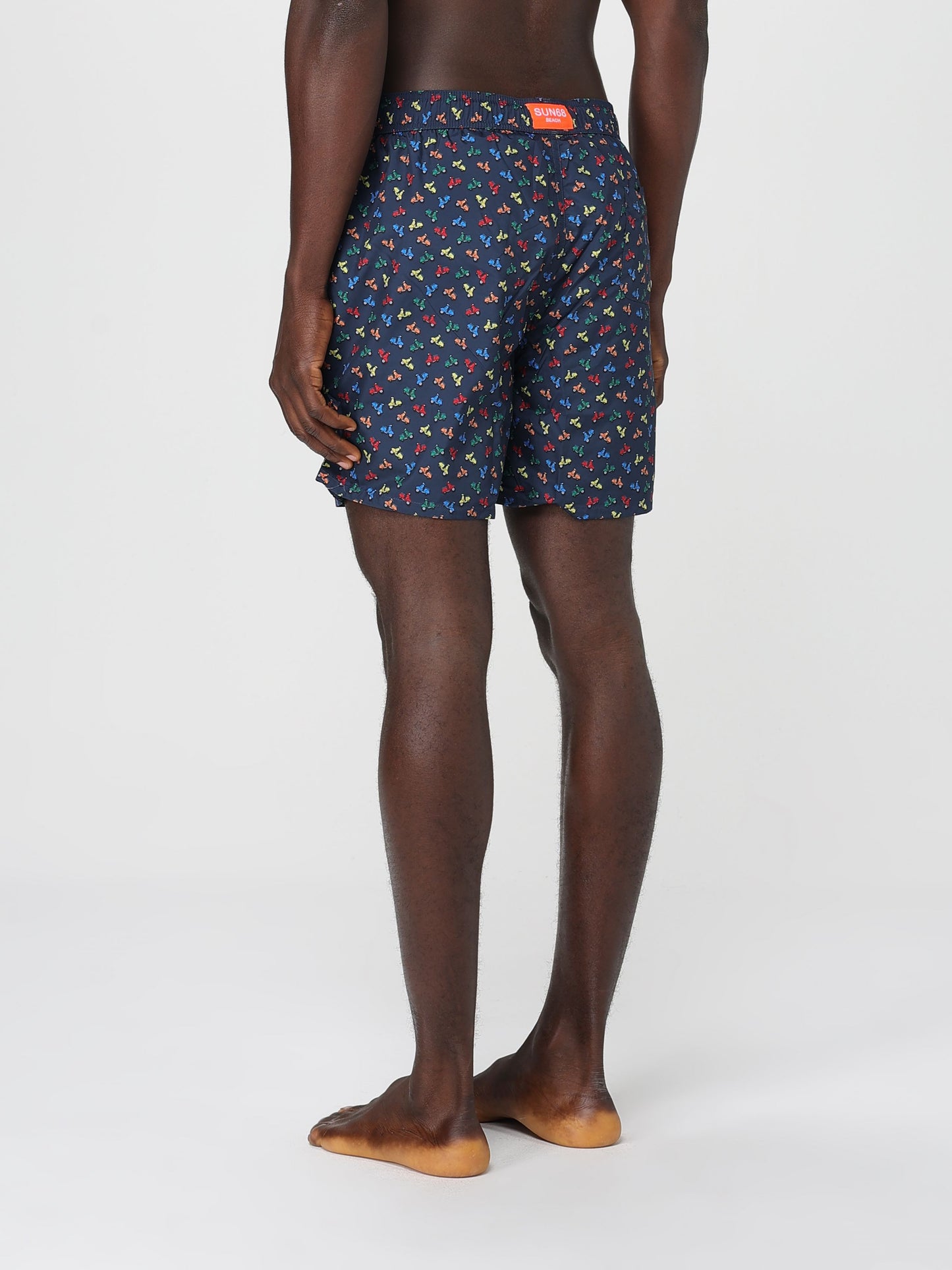 Swim pant tie pattern