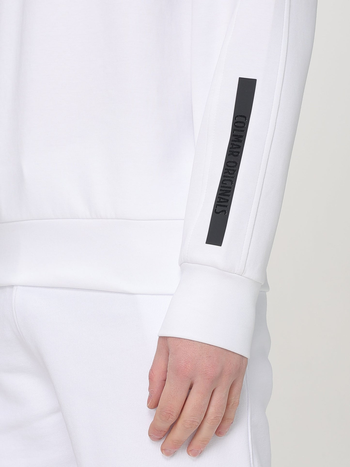 Hoodie in interlock elasticizzato