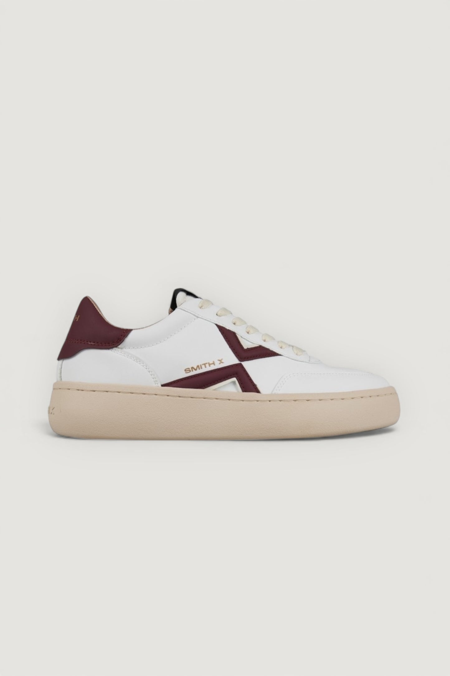 Sneakers ocean white dark red