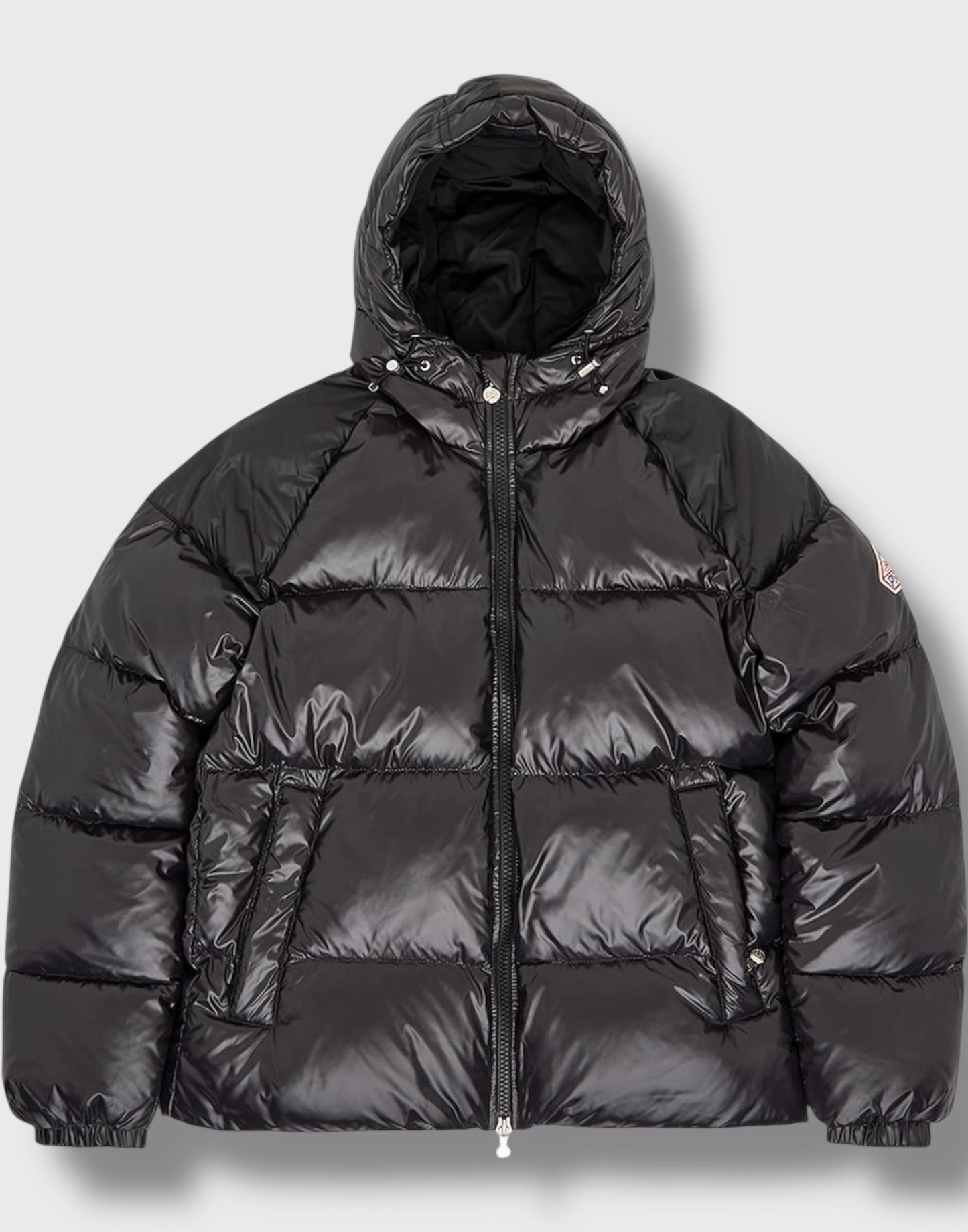 Piumino unisex con cappuccio pyrenex sten nero