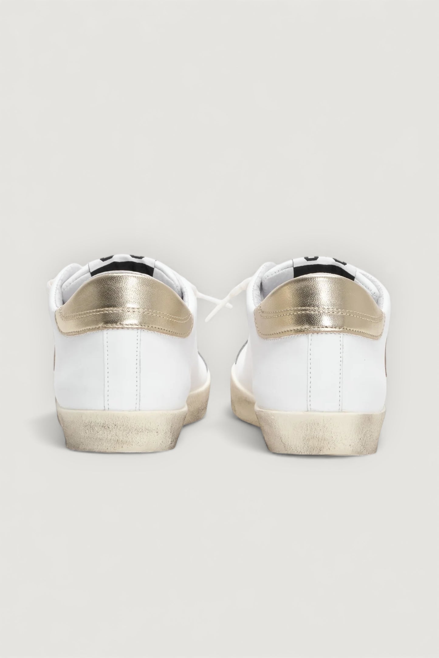 Sneakers prime star bianco/oro