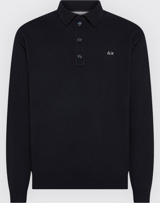 Polo sweater warm l/s
