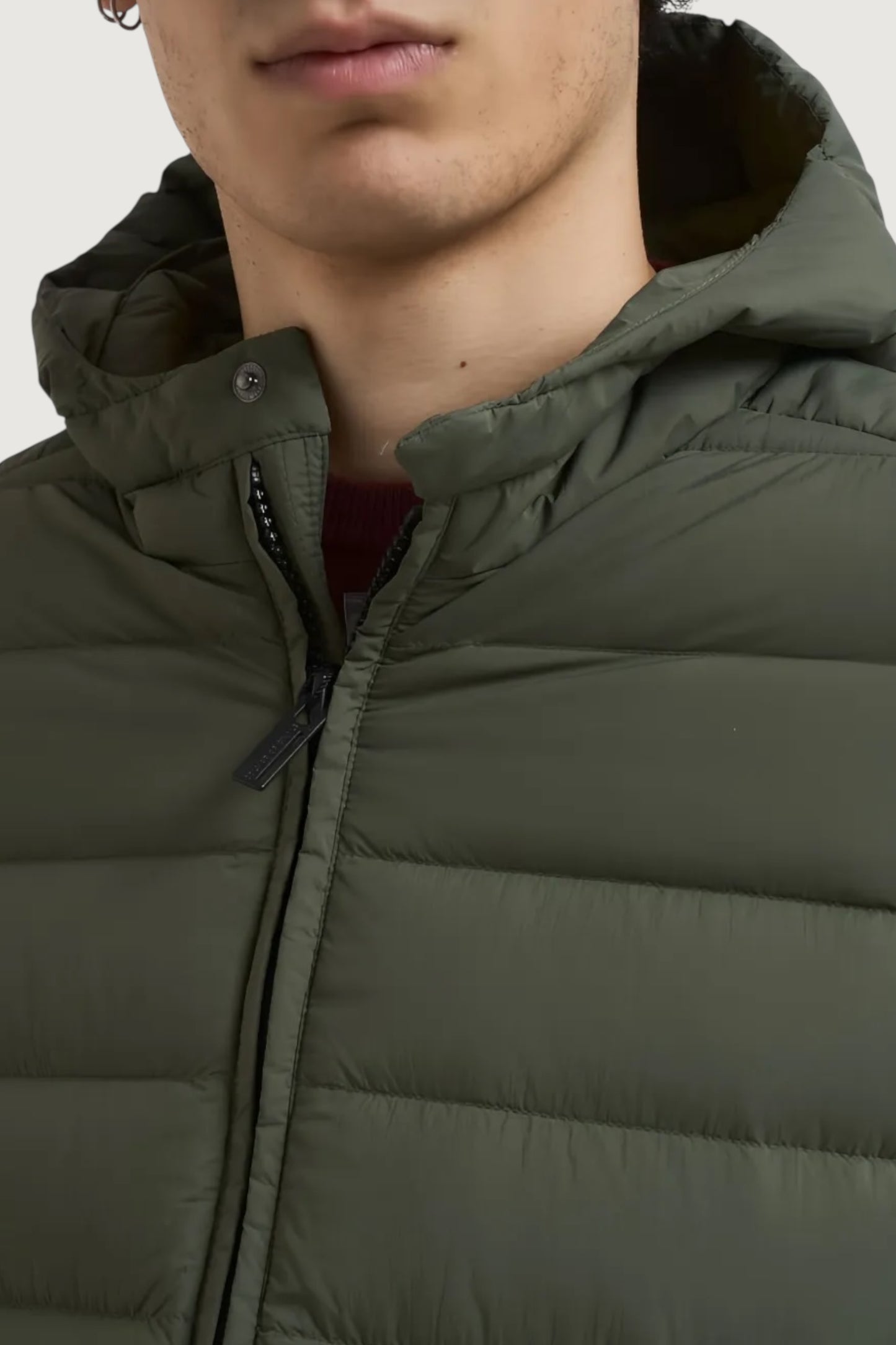 Giacca trapuntata con cappuccio