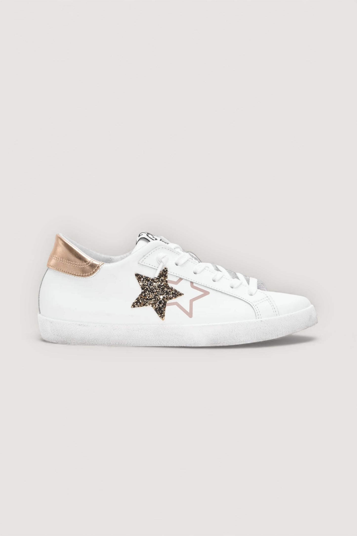 Sneakers prime star bianco/rame
