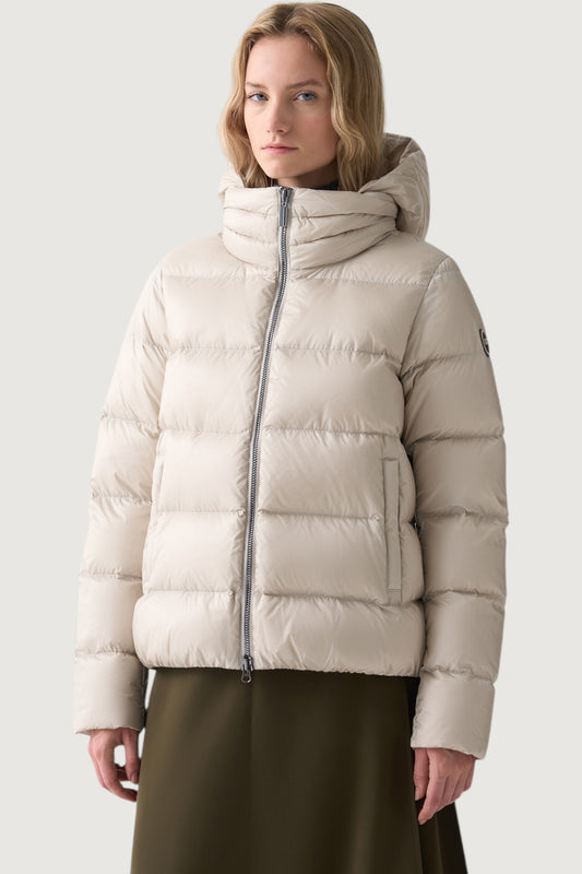 Piumino con cappuccio staccabile