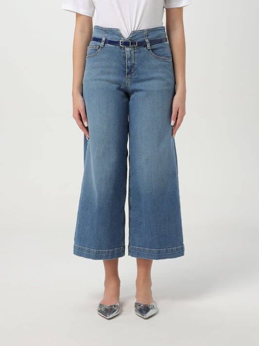 Pant flare cropped corset h.w.