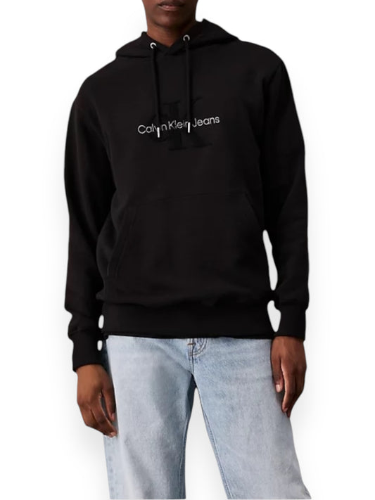 Chenille monologo hoodie