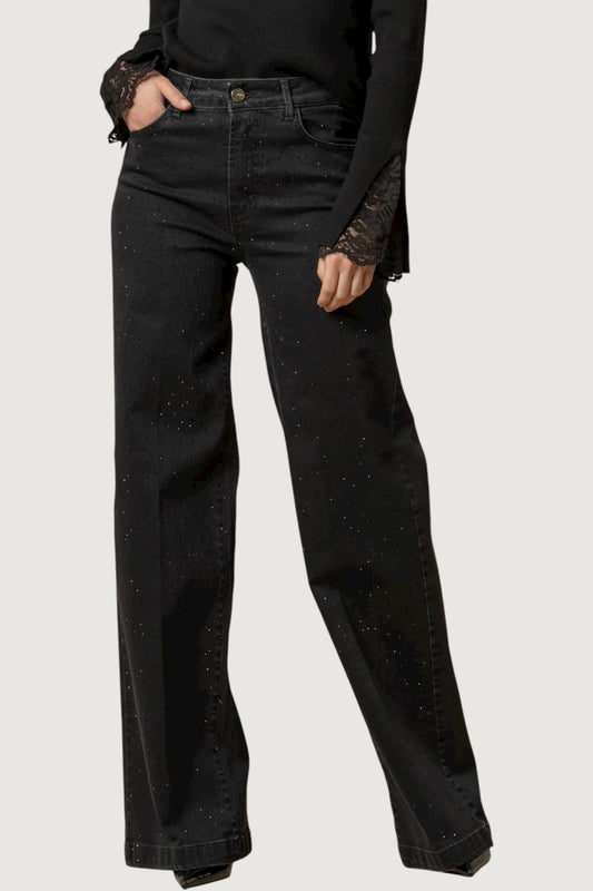 Jeans con strass donvina