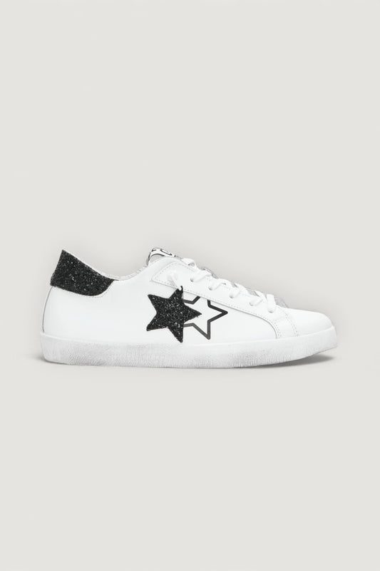 Sneakers prime star bianco/nero