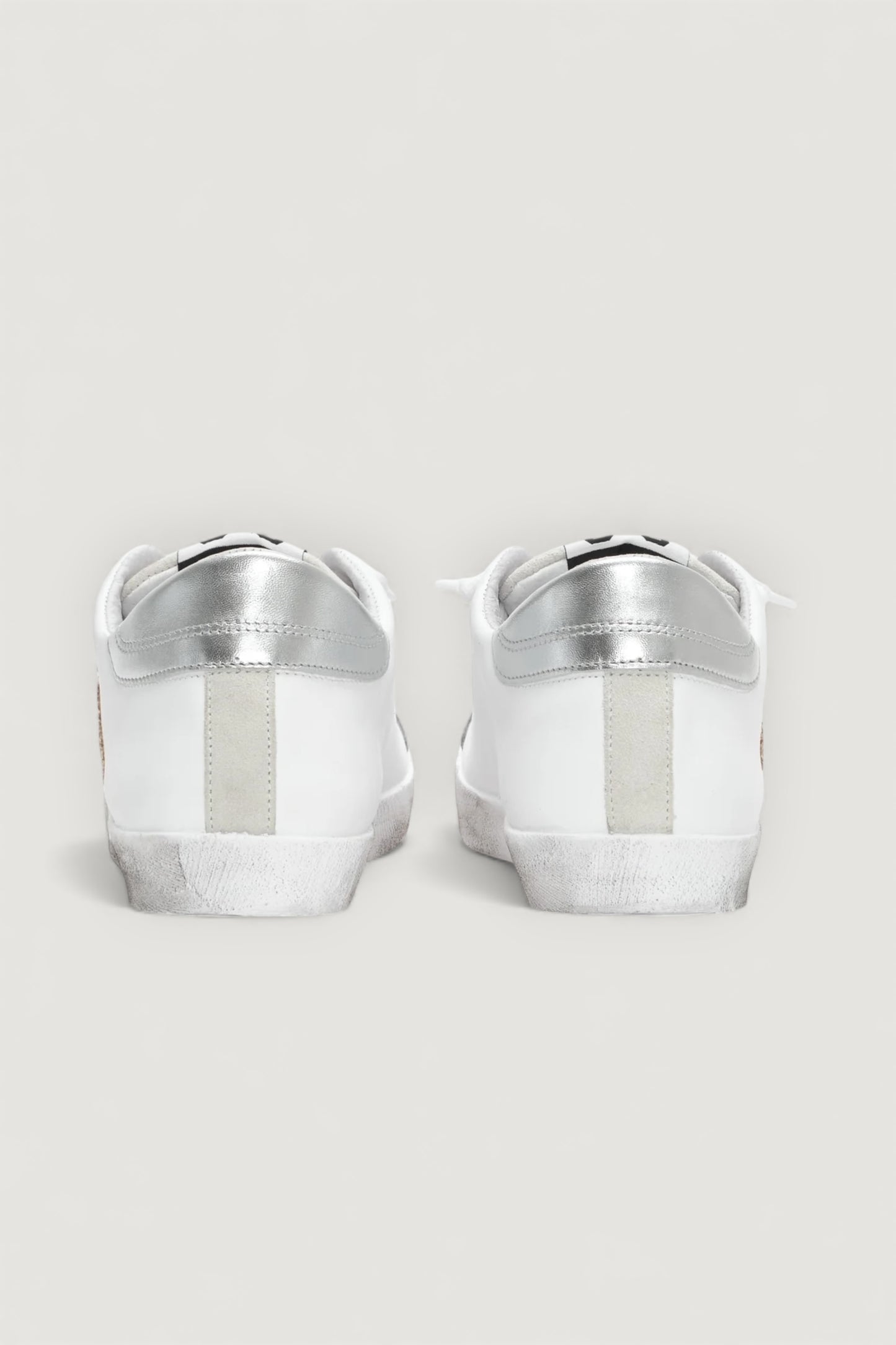 Sneakers prime star bianco/argento/oro