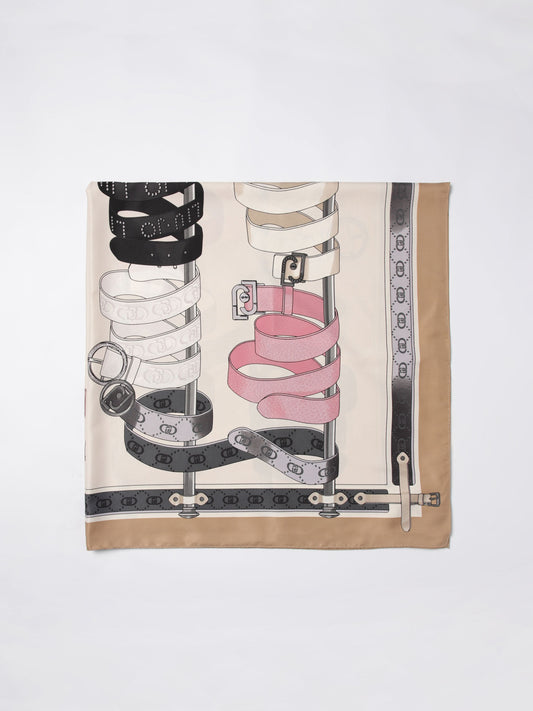 Ecs foulard mix of belt 120x120
