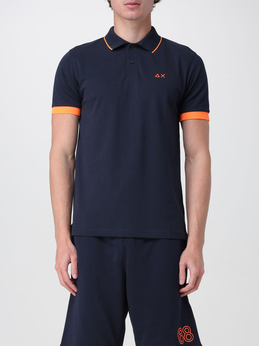 Polo small stripe fluo