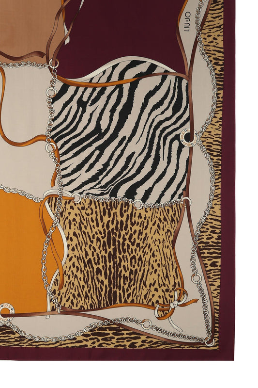 Foulard mix print 90x90