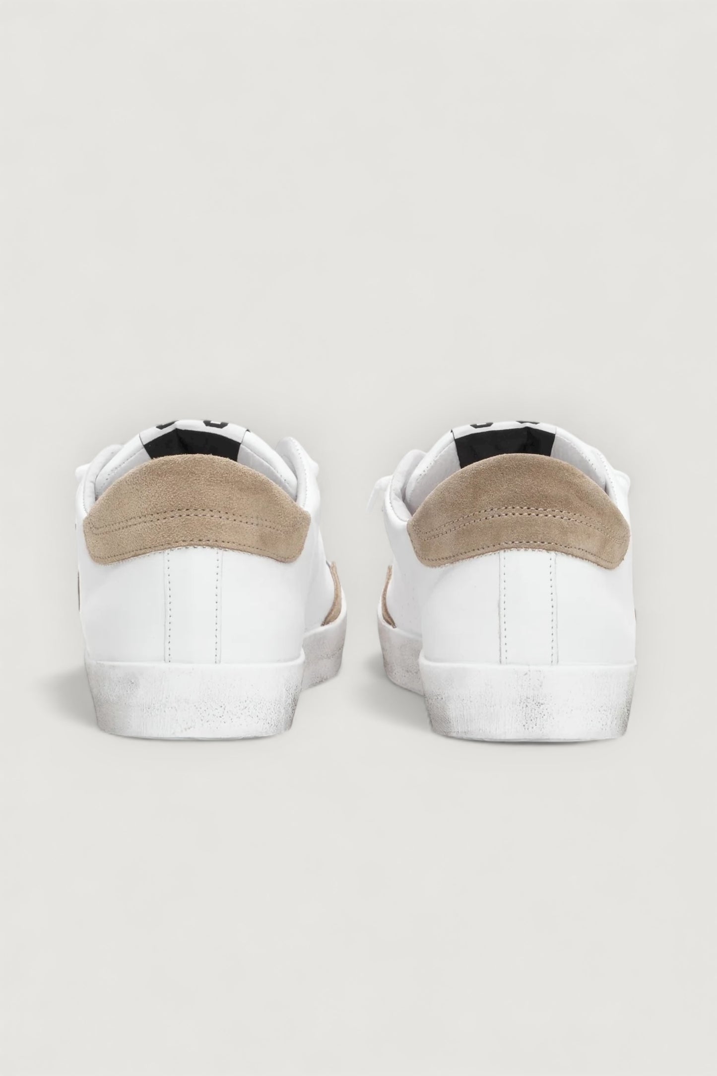 Sneakers prime star bianco/taupe