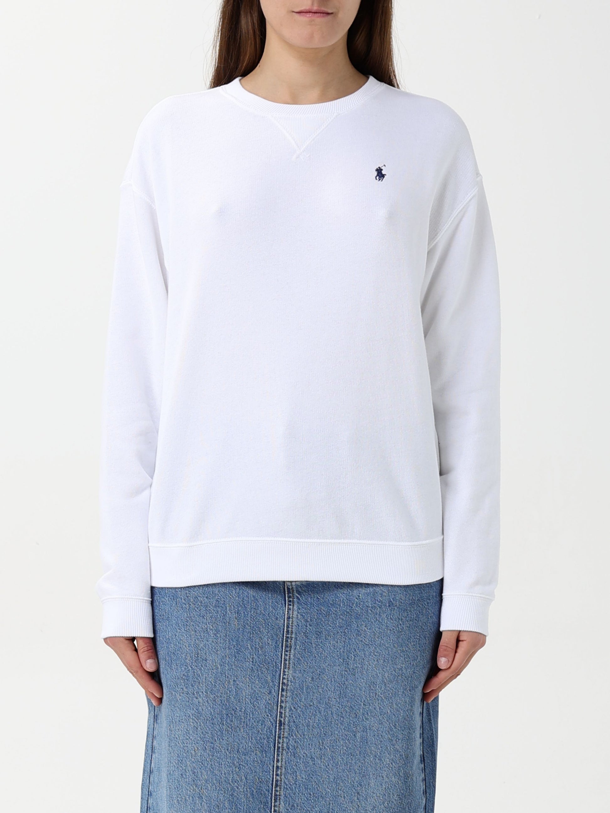 POLO RALPH LAUREN DONNA-211935582 009-FELPA GIROCOLLO 
