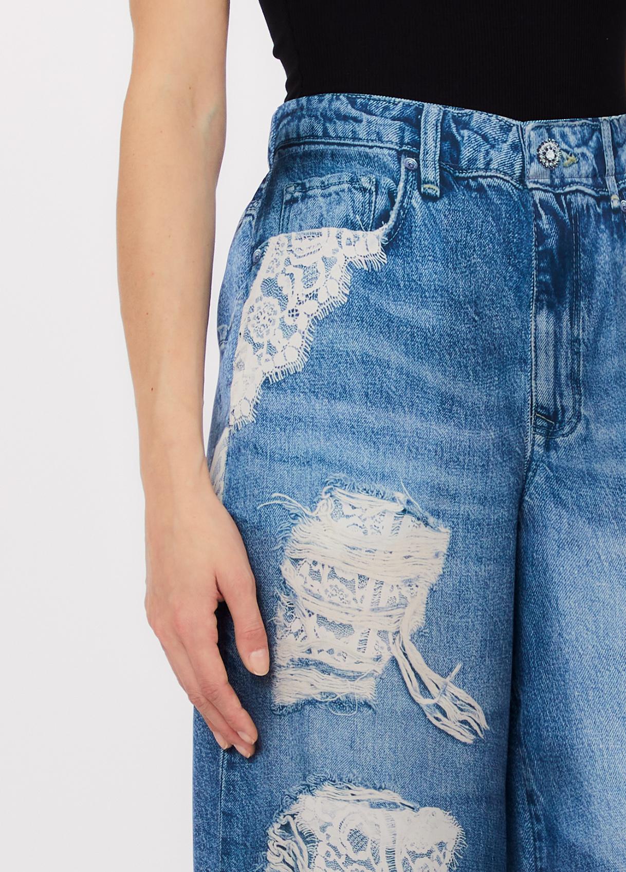 LIU JO BLUE DENIM-UA6312T5958 79044-PANTS