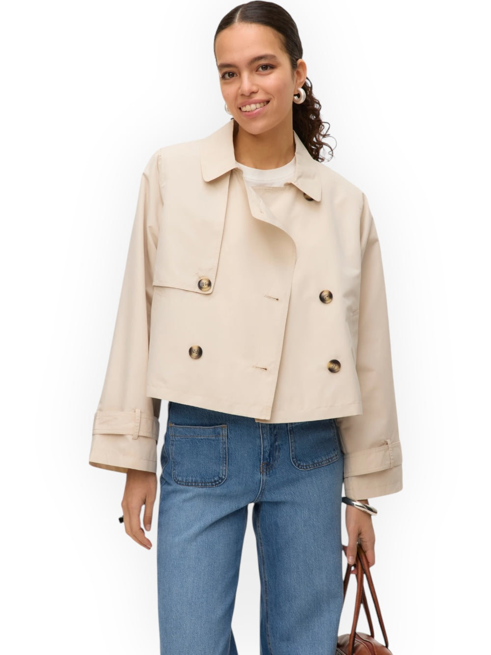 Zoamarie short trenchcoat