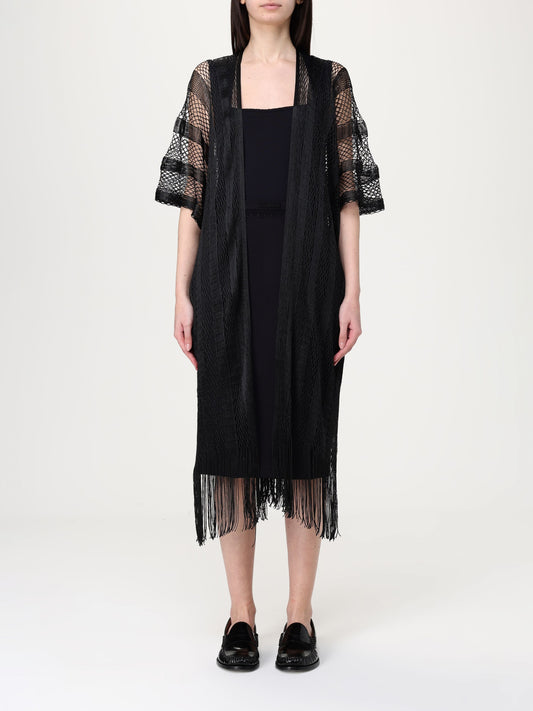 Poncho rete lurex
