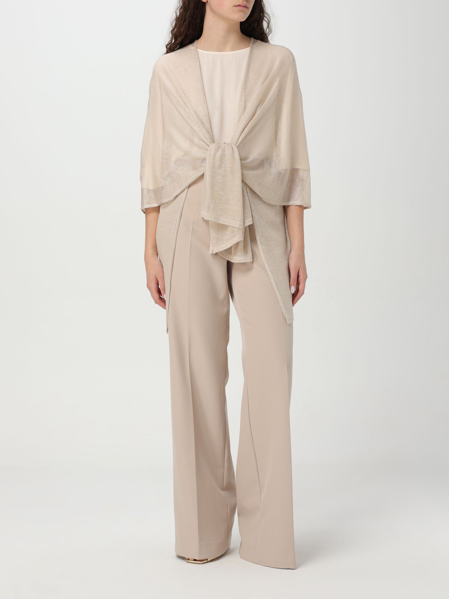Poncho knitwear lurex