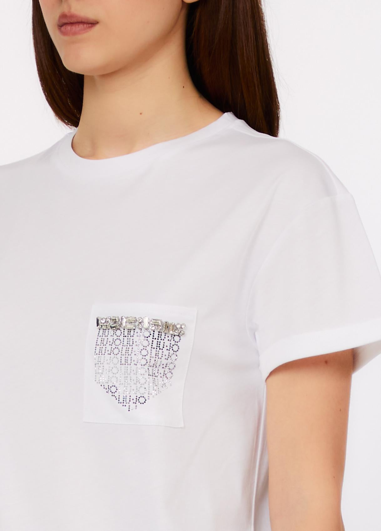 LIU JO WHITE-WA6372JS923 P9444-T-SHIRT