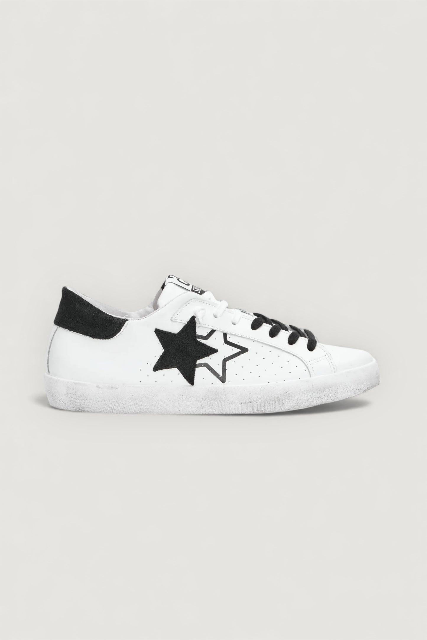 Sneakers prime star bianco/nero