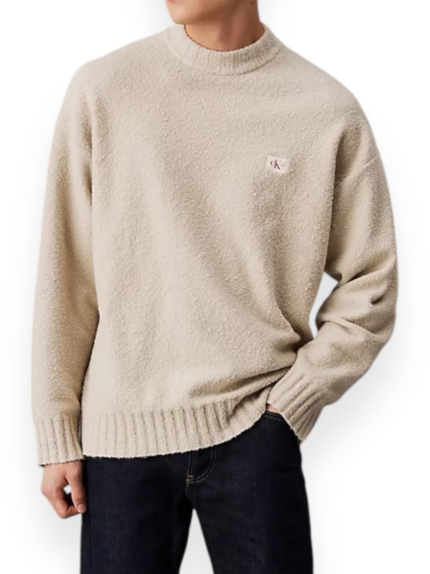 Boucle boxy sweater