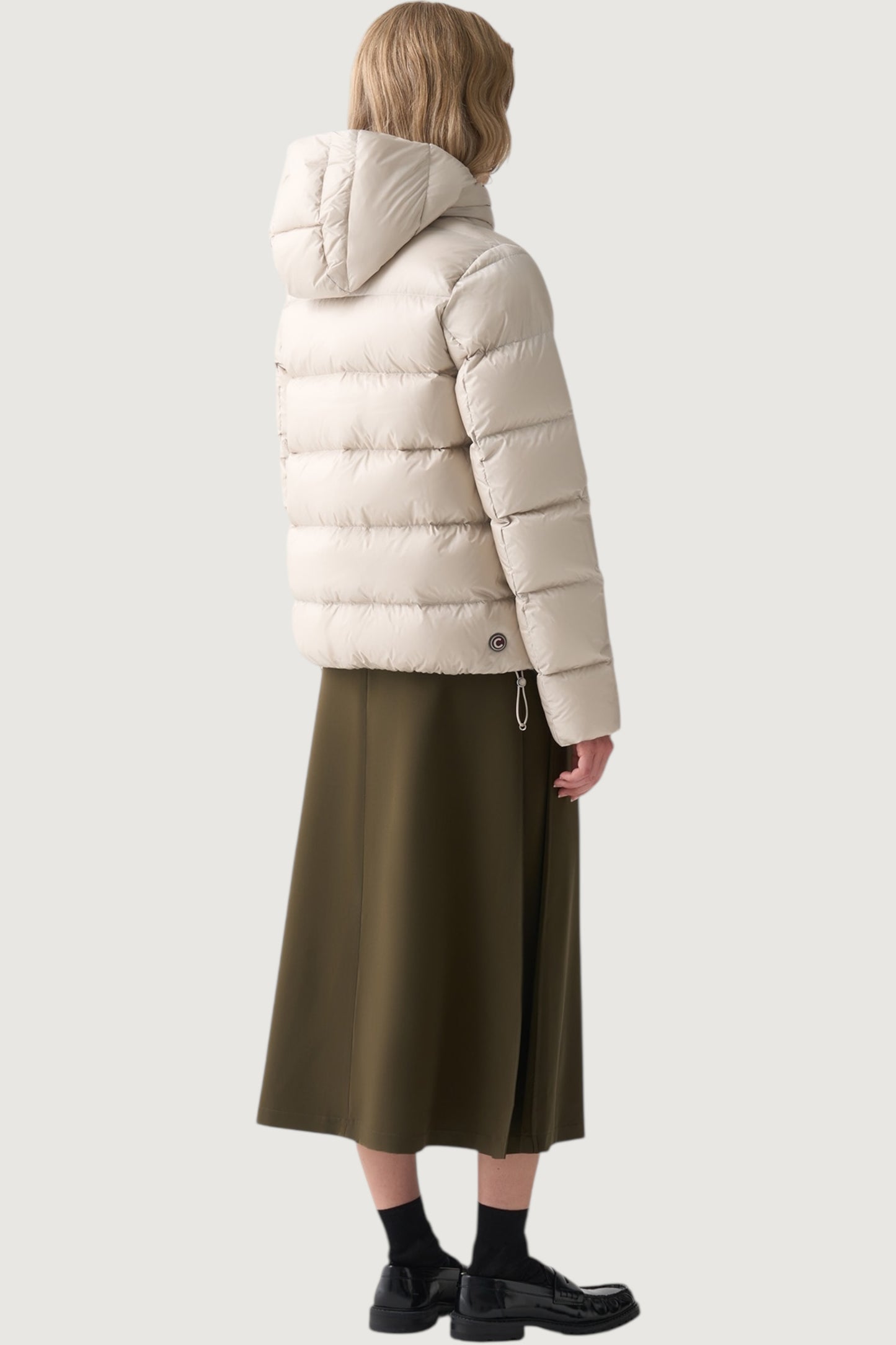 Piumino con cappuccio staccabile