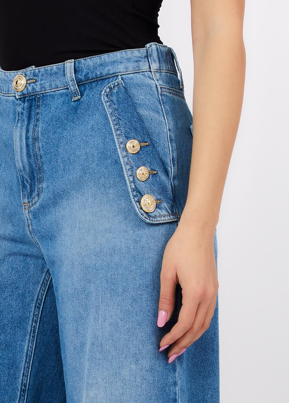 LIU JO BLUE DENIM-UA6257D0326 78968-PANTS