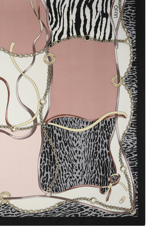 Foulard mix print 90x90