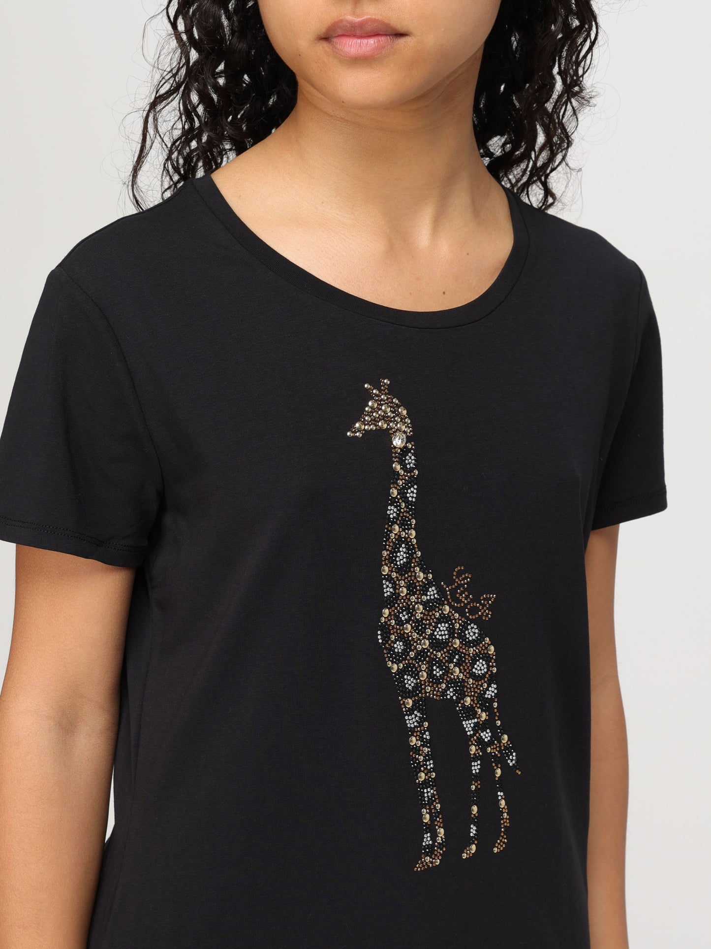 T-shirt moda m/c giraffe