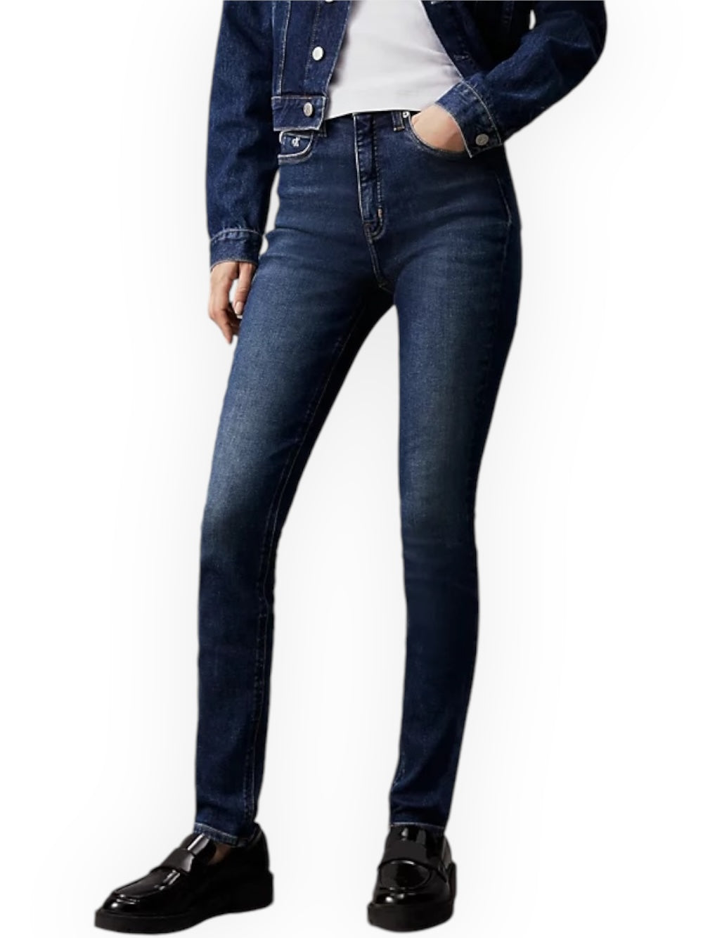 High rise jeans