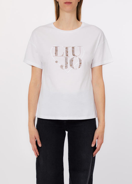 LIU JO WHITE-WA6489JS923 T9817-T-SHIRT