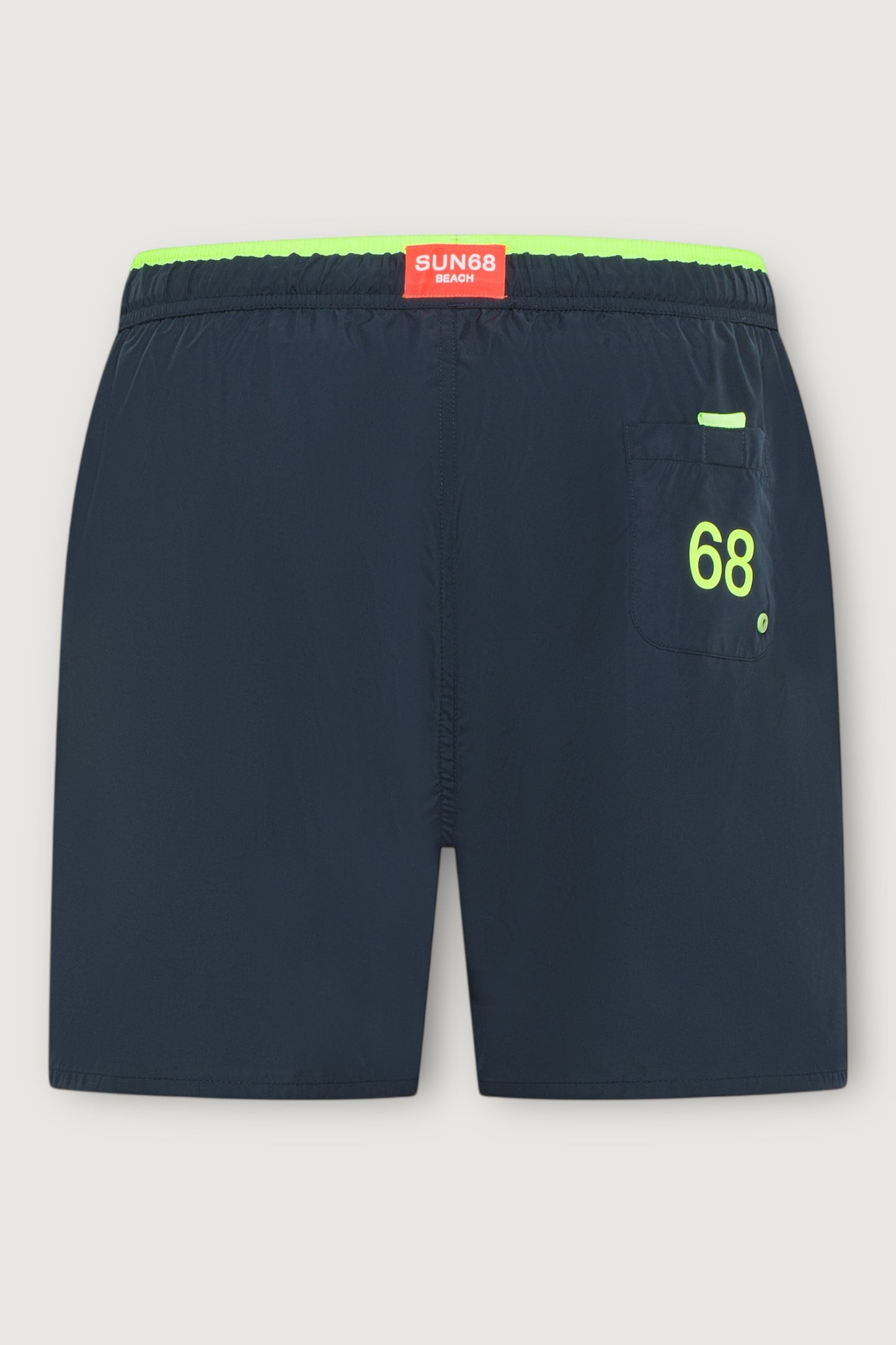 Swim pant fluo detail waistband
