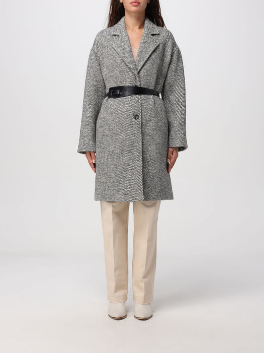 Cappotto con cintura
