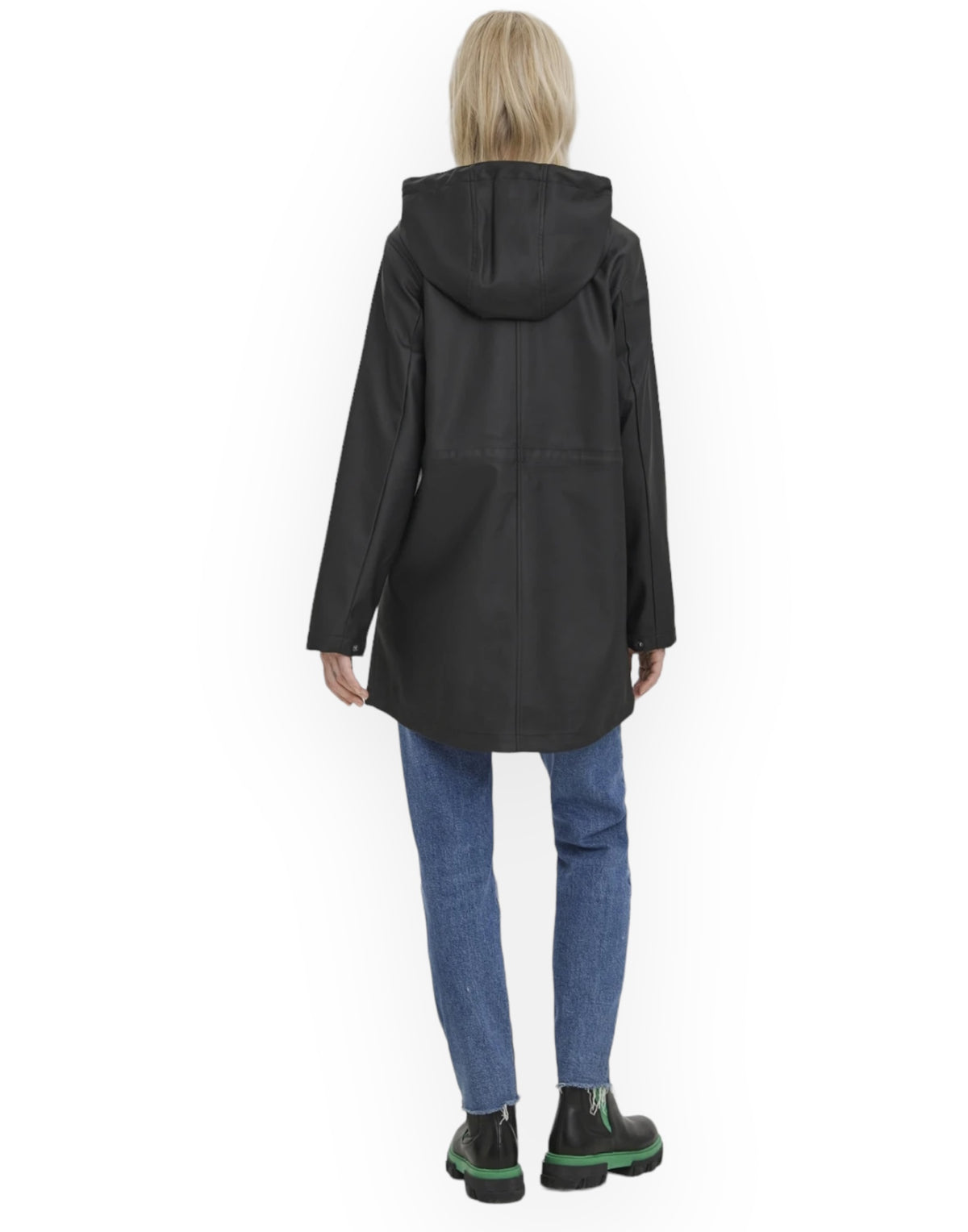 VERO MODA-10266982 BLACK-IMPERMEABILE MALOU 