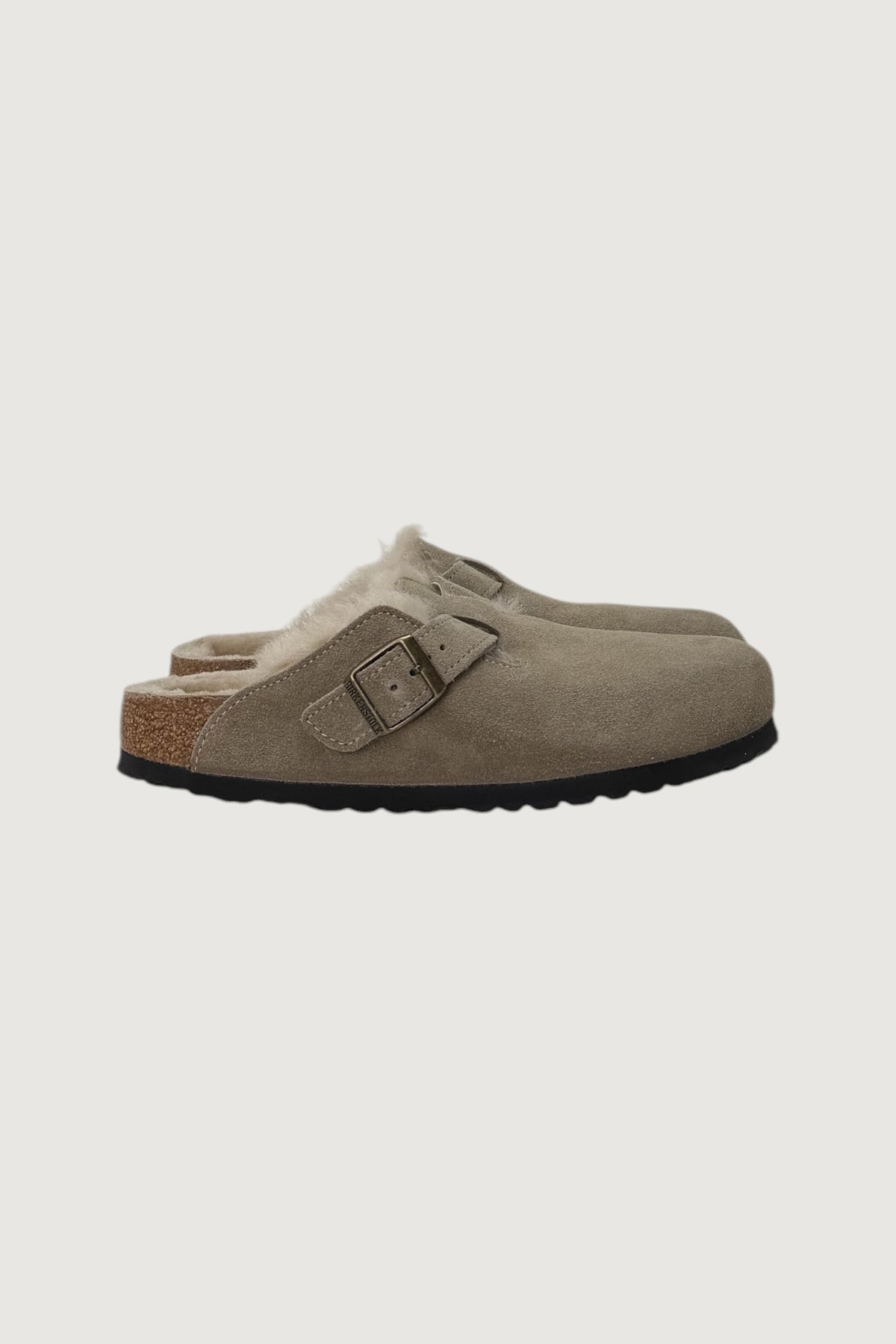 BIRKENSTOCK-1028299 TAUPE-BOSTON  SHEARLING 