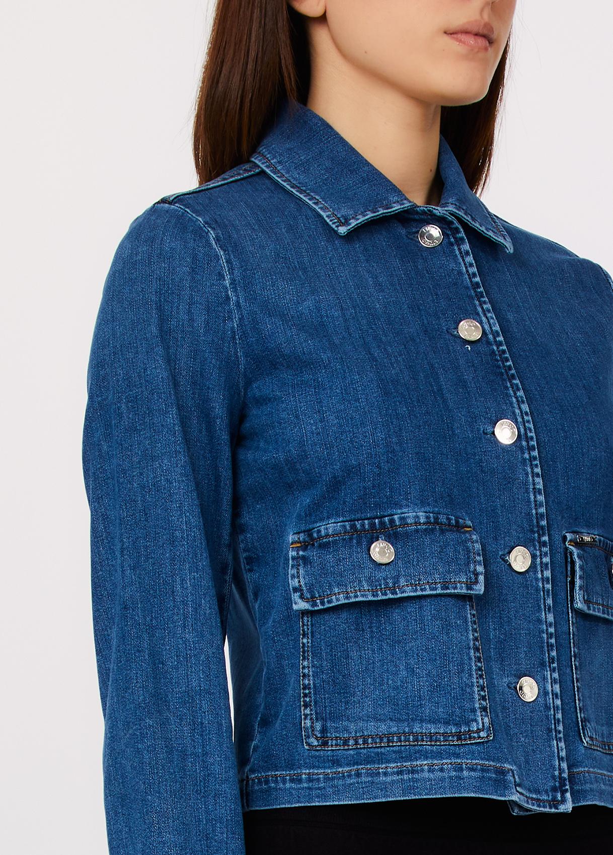 LIU JO BLUE DENIM-UA6228D0275 79018-JACKET