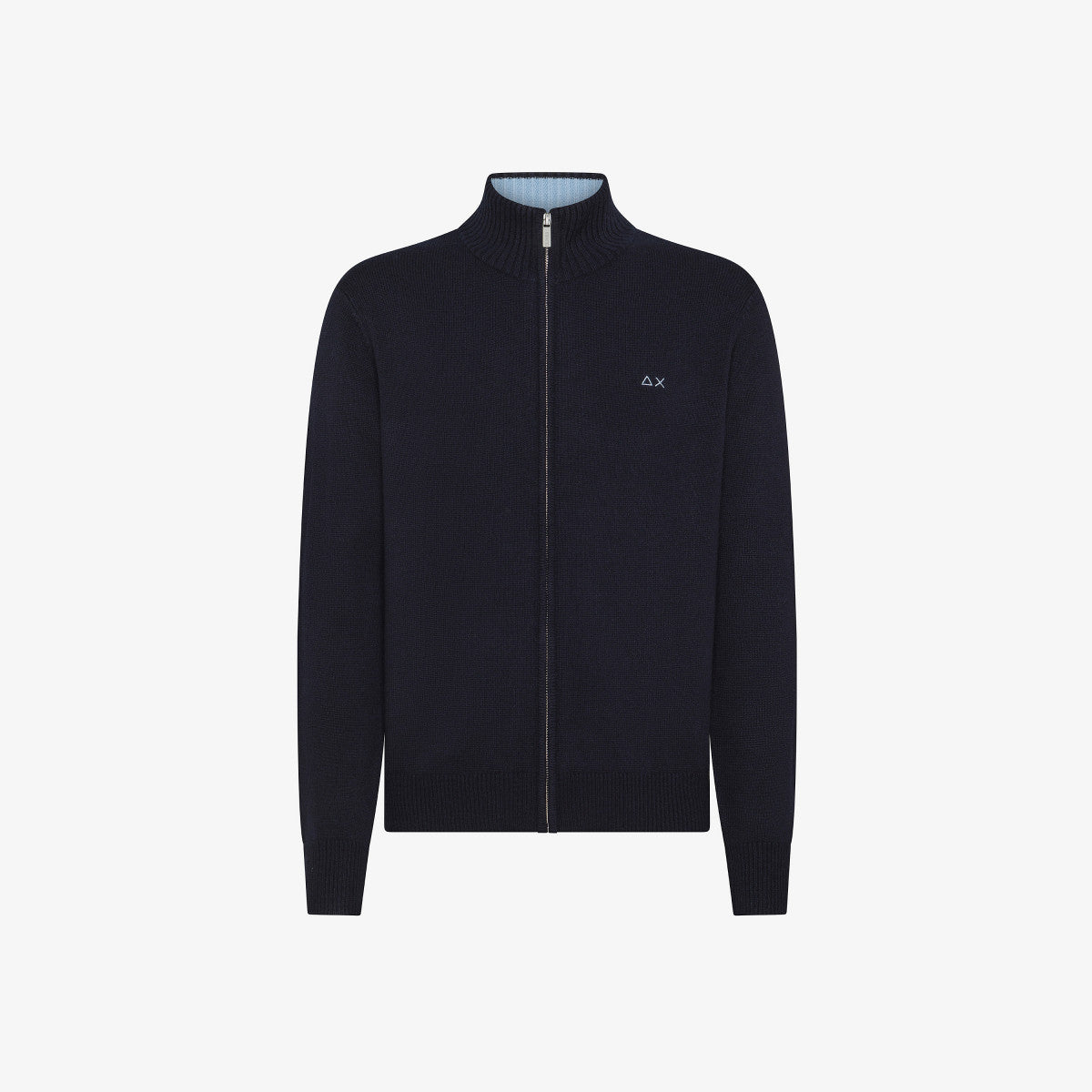 Full zip solid warm